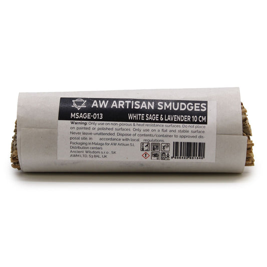 Atado de Hierba - Salvia Blanca y Lavanda 10 cm - Alma Zen