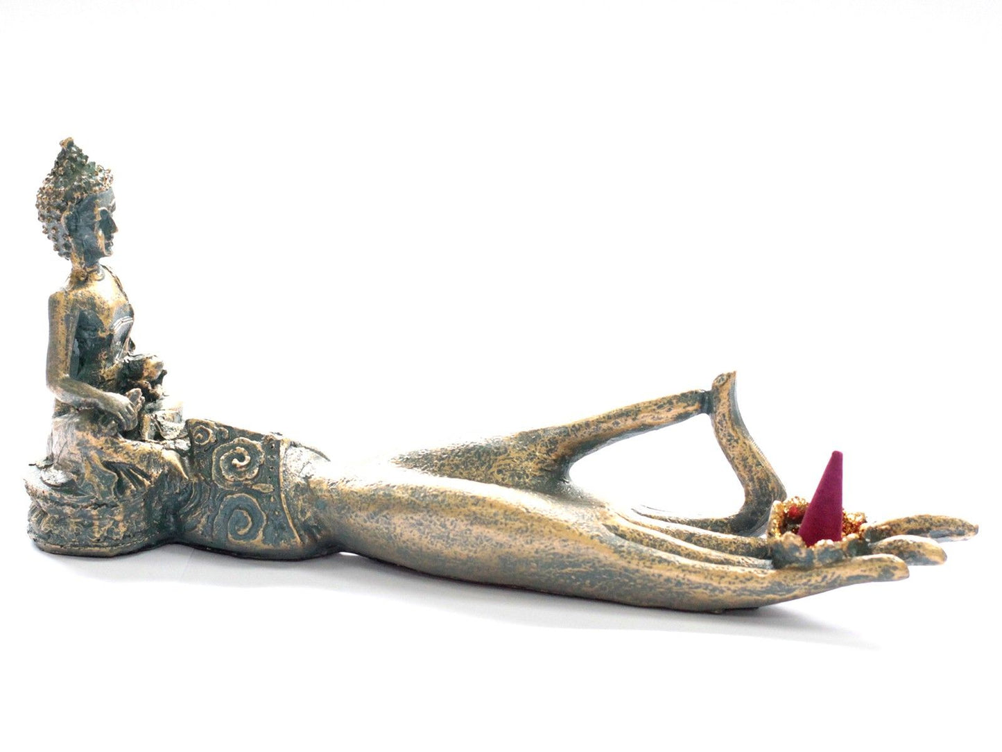 Buda antiguo - Quemador de incienso de mano