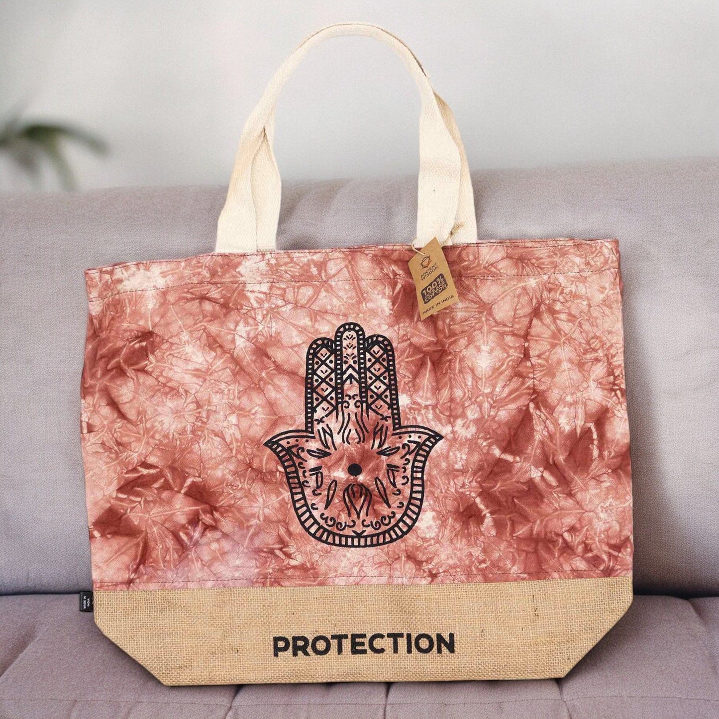 Bolsa All Natural - Terracota - Hamsa - Protección