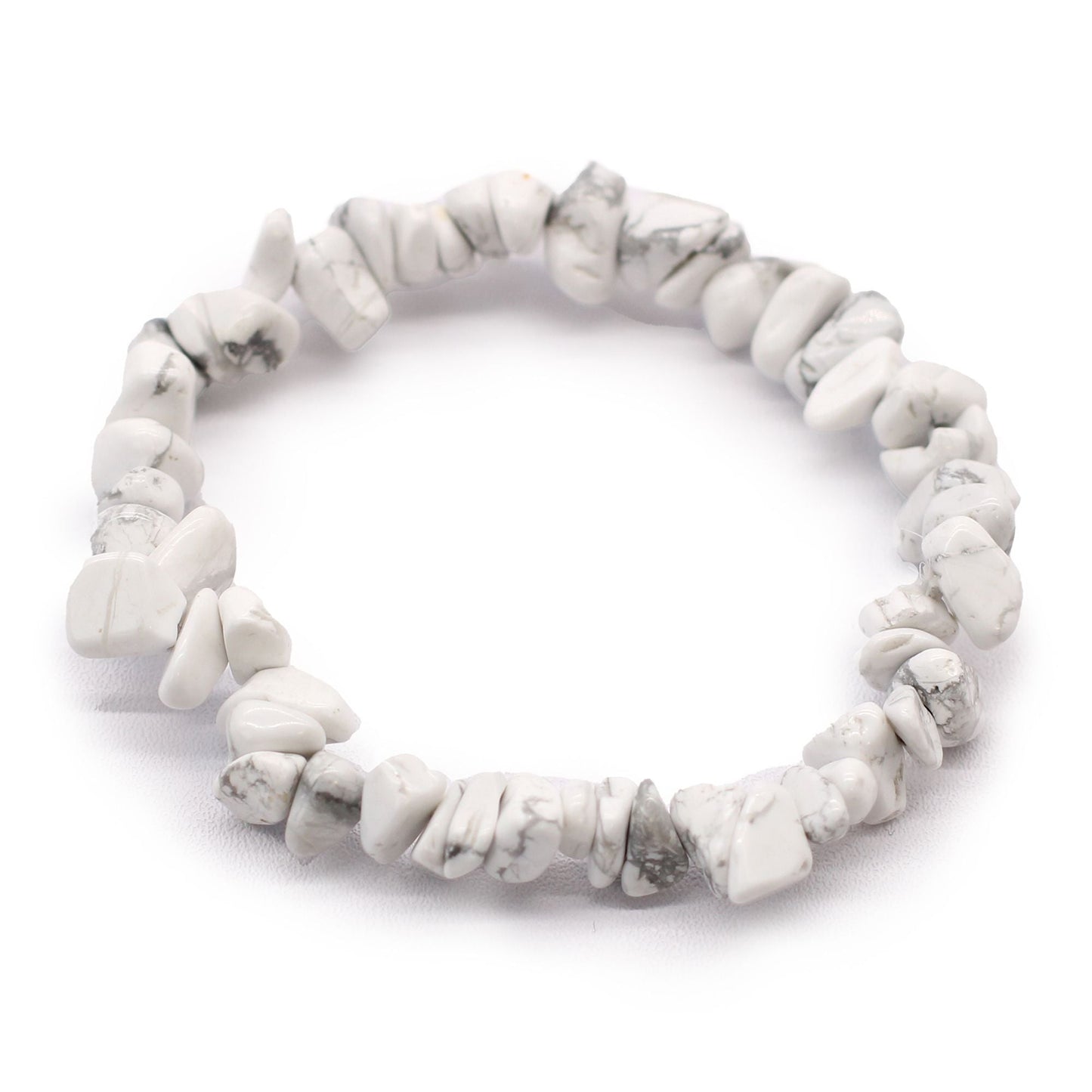 Bomba de baño con pulsera de gemas de jaspe blanco - Alma Zen