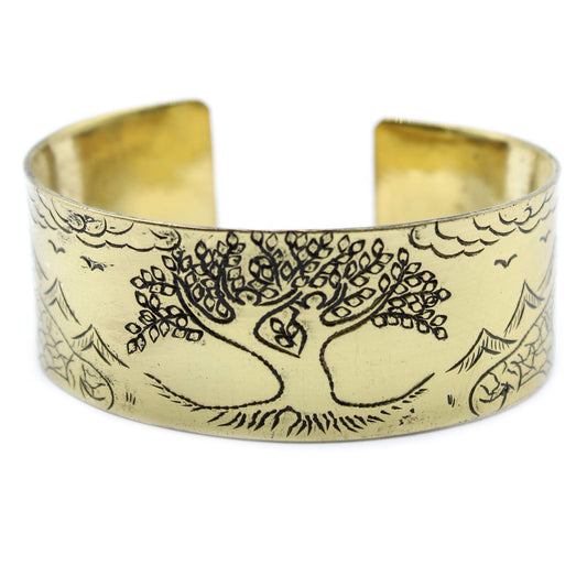 Pulsera Mantra Tibetano de Latón - Árbol de la Vida - Alma Zen