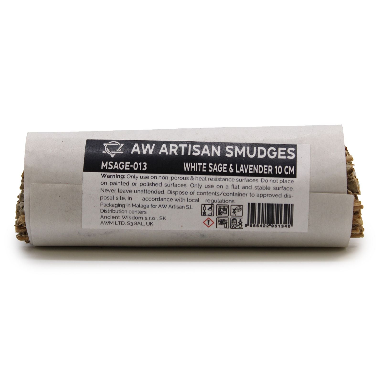 Atado de Hierba - Salvia Blanca y Lavanda 10 cm - Alma Zen