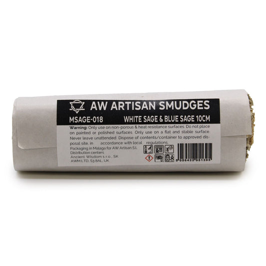 Atado de Hierba - Salvia Blanca y Salvia Azul 10cm - Alma Zen