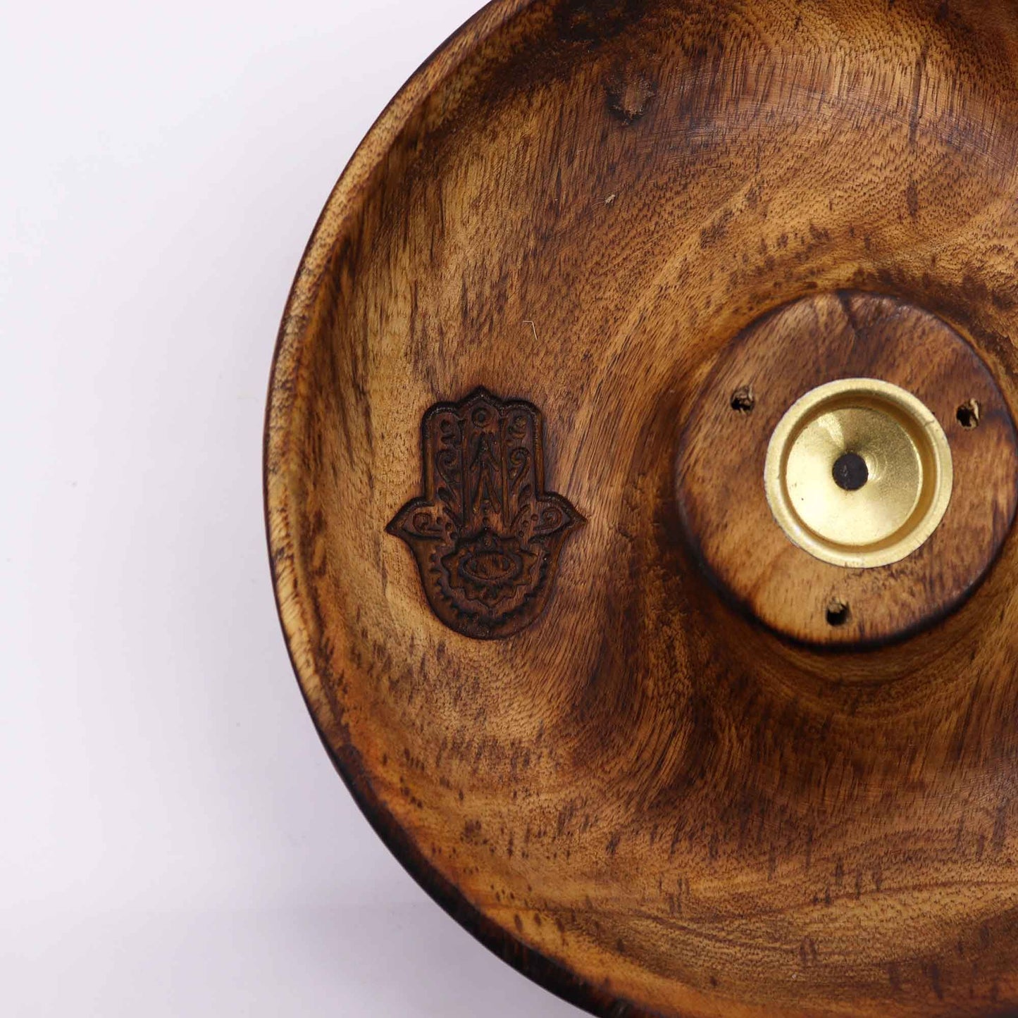 Disco porta incienso para conos y varillas - Hamsa