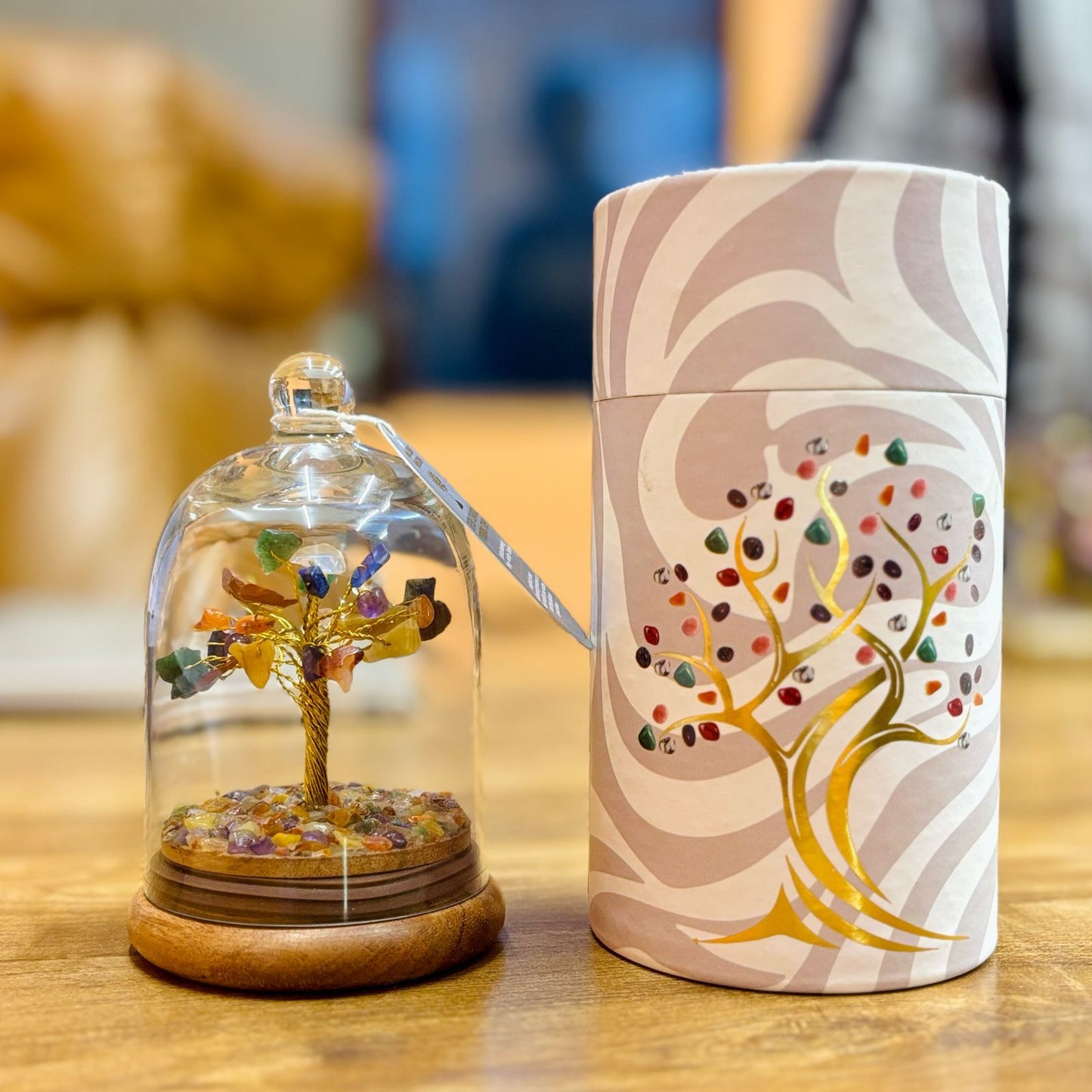 Gemstone Dome Garden - Siete Chakras  - 30 chipstones