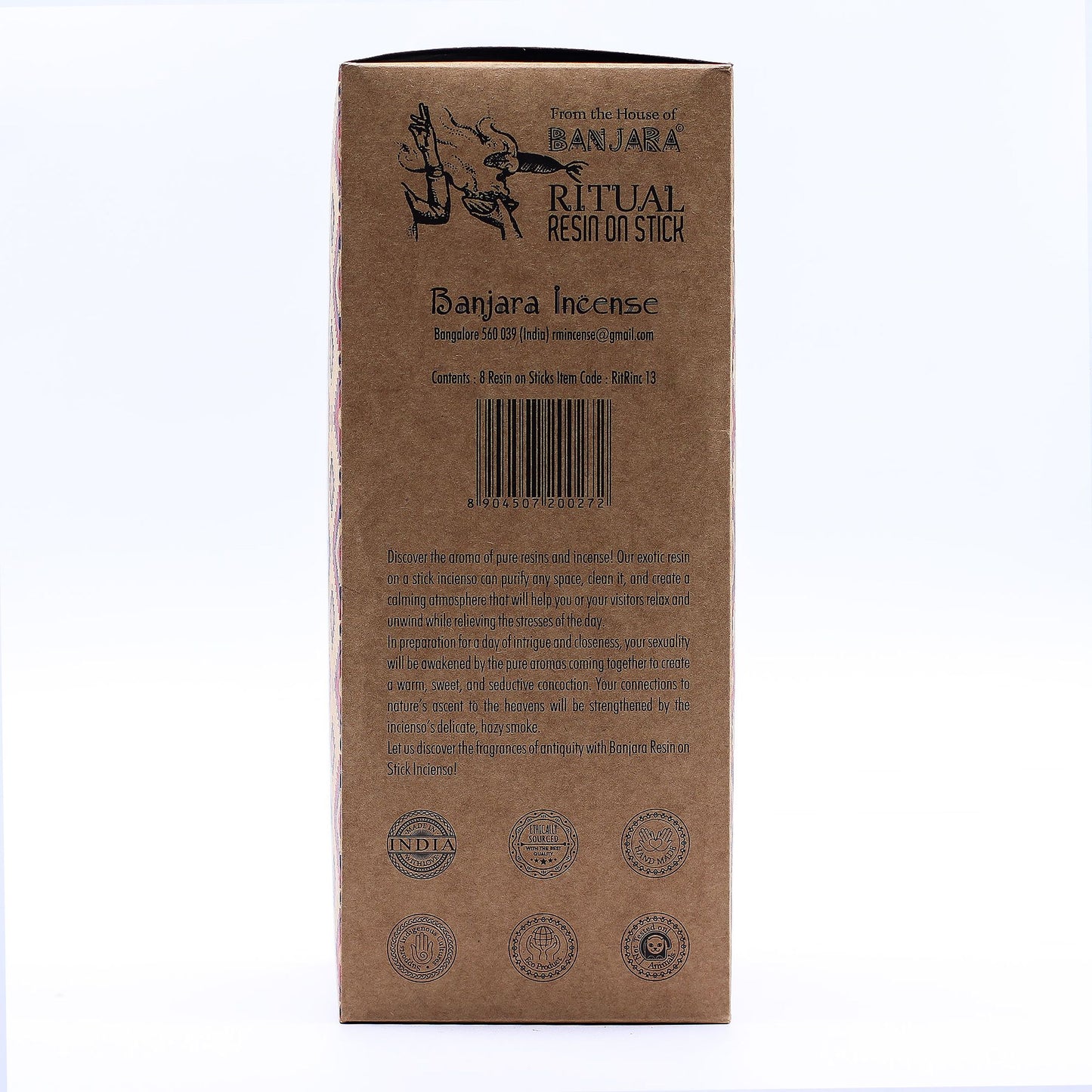 Resina ritual en palito - Arruda