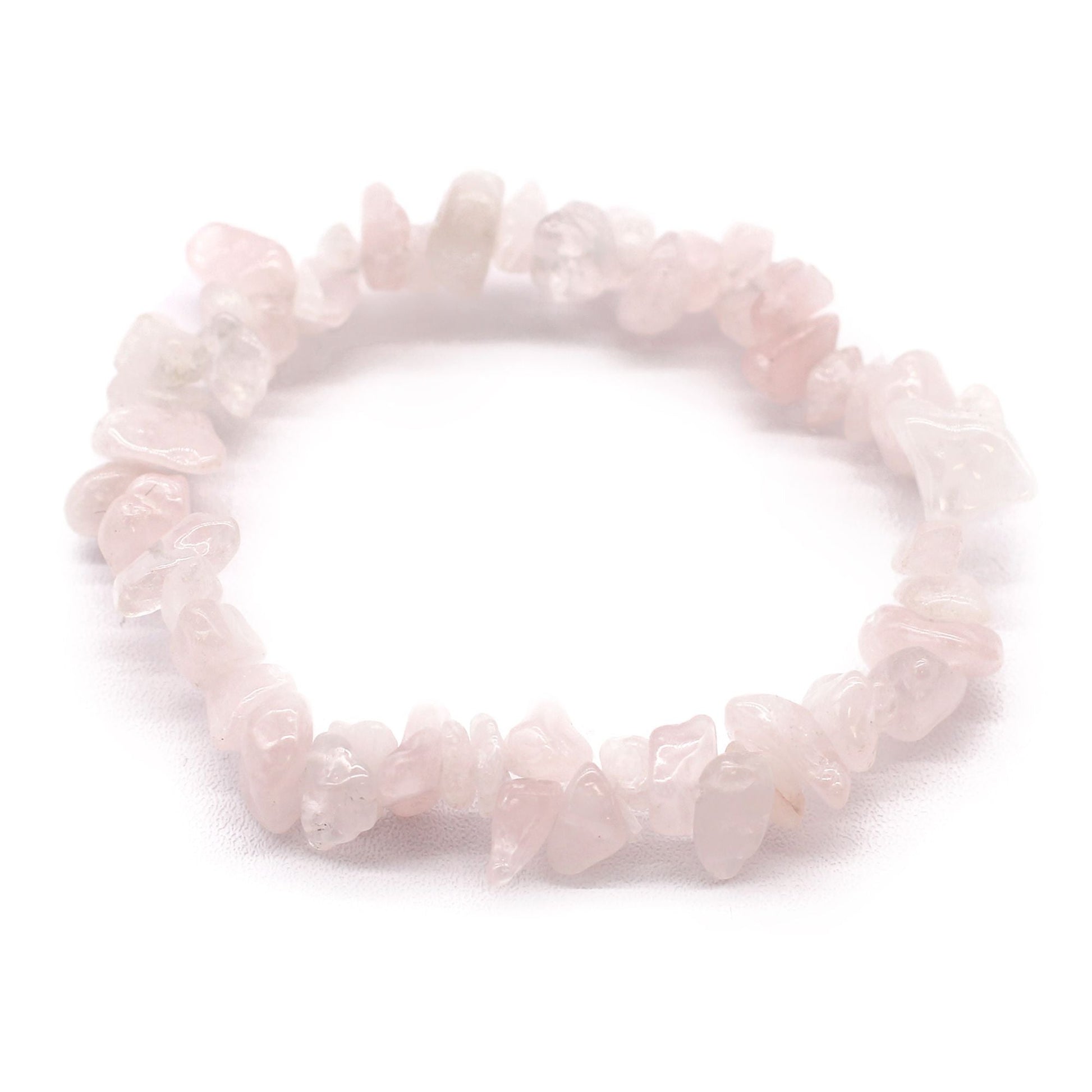 Bomba de baño con pulsera de gemas de cuarzo rosa - Alma Zen