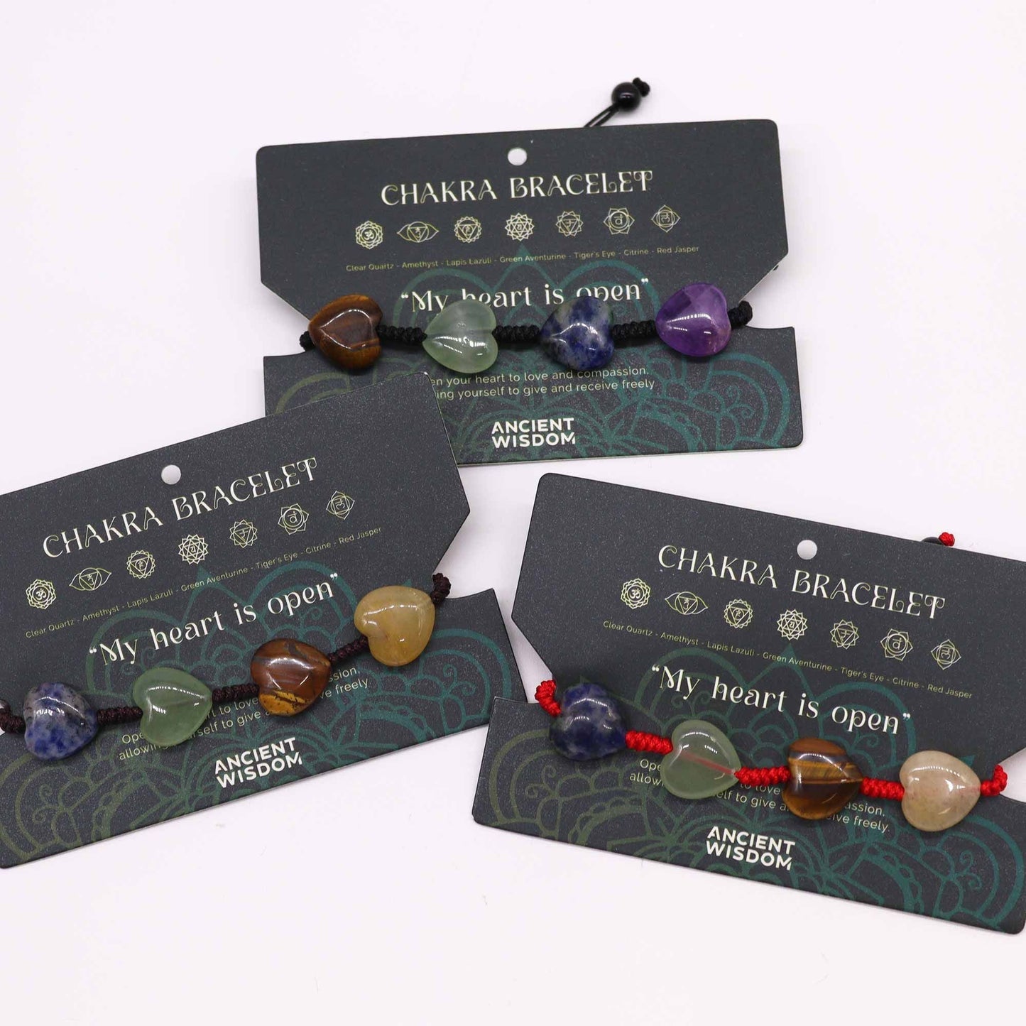 Pulseras de chakras - Corazon - Alma Zen