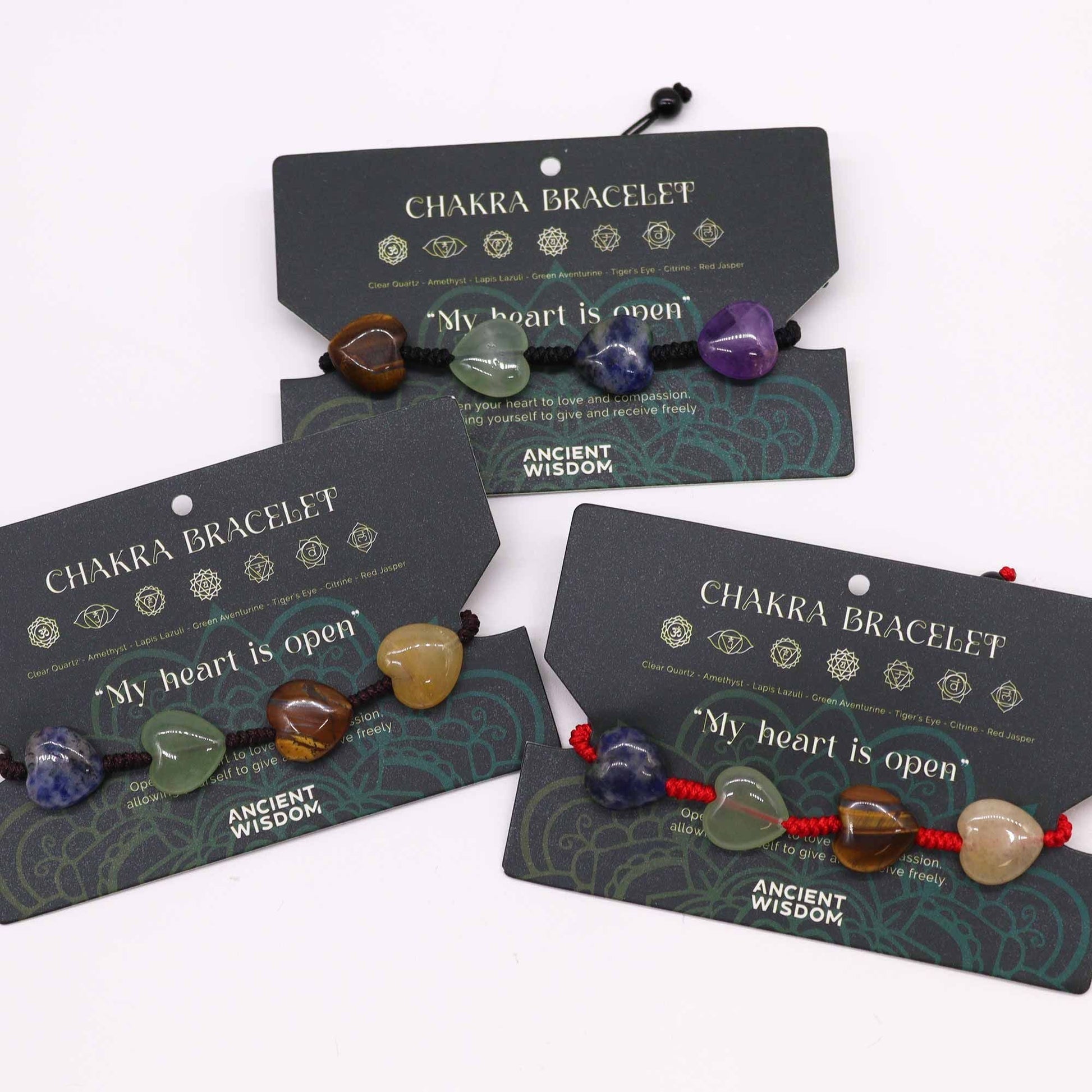 Pulseras de chakras - Corazon - Alma Zen